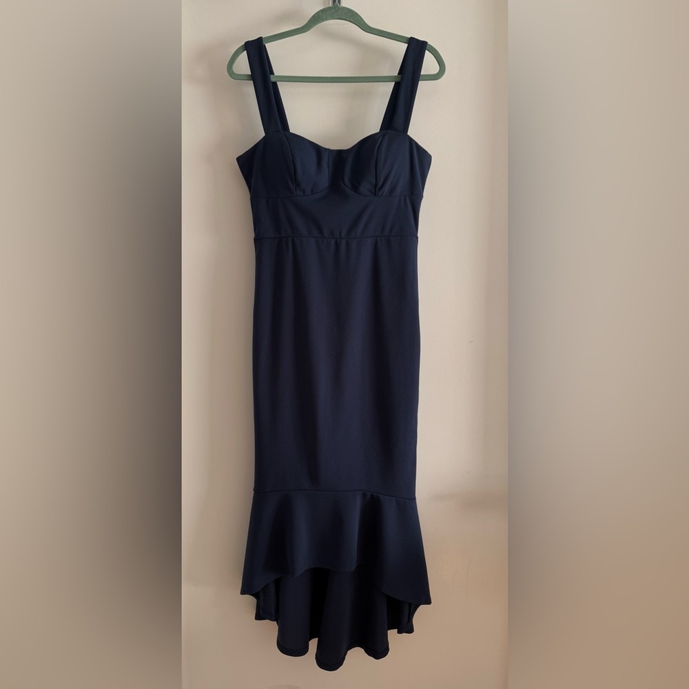 Trixxi Navy High Low Dress - Picture 3 of 8